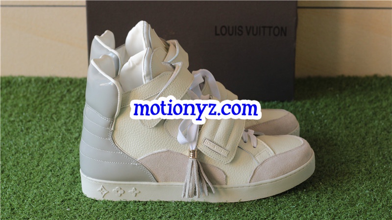 Brand Sneaker High Top Cream White